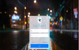 JustRateIt website developed by CustApp Solutions